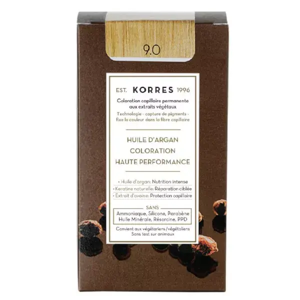 Korres Capillaire Coloration Permanente Blond Très Clair 9.0