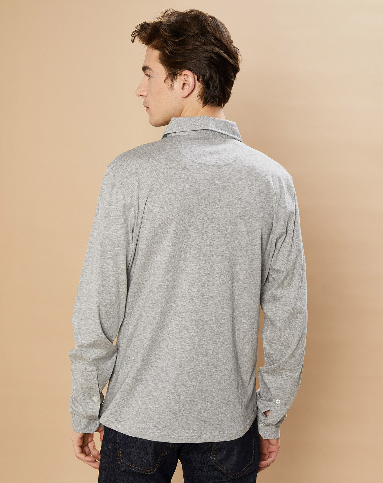 Hartford Chemise en Jersey heather gris