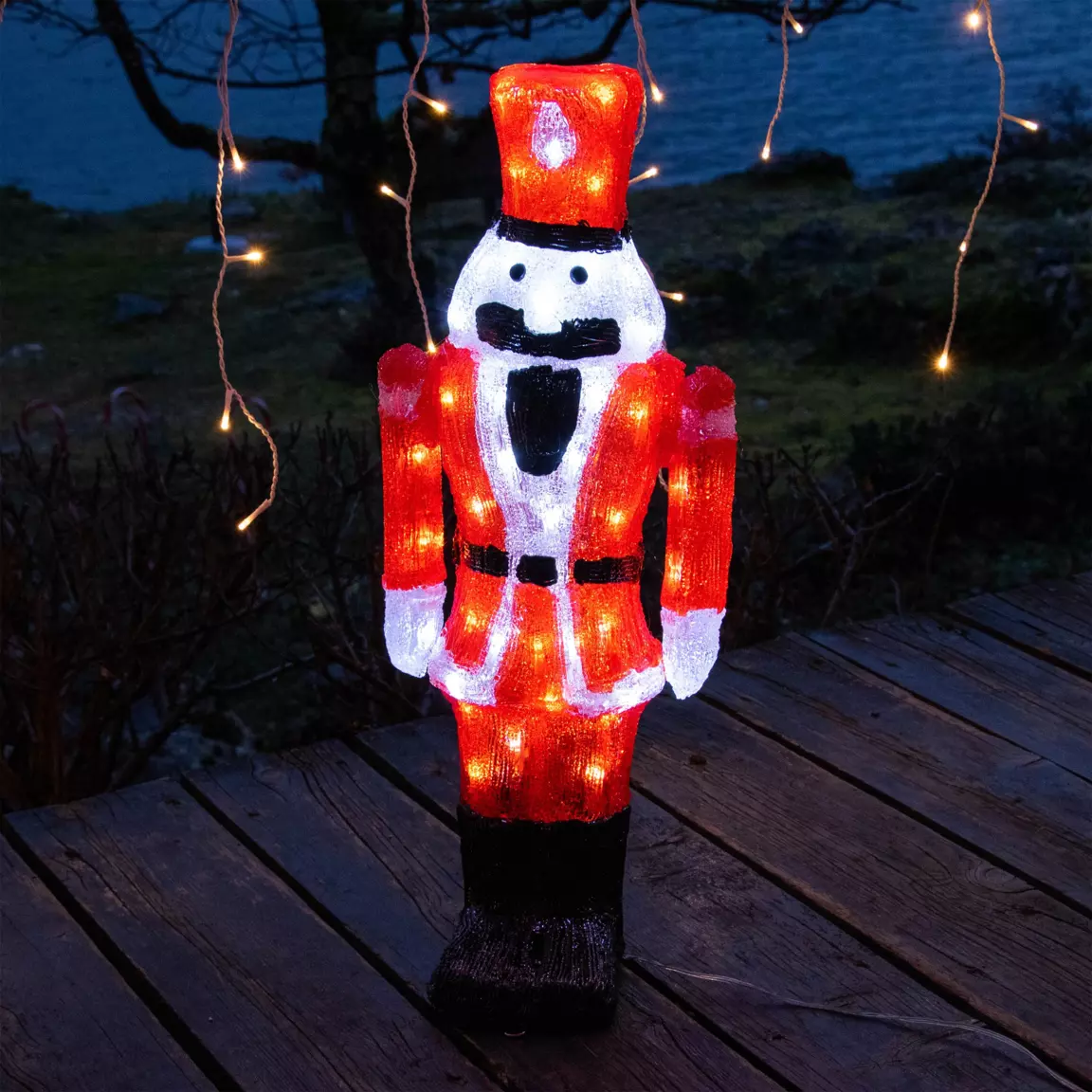 Soldat lumineux 60 LED (H56 cm) Matheus Blanc froid