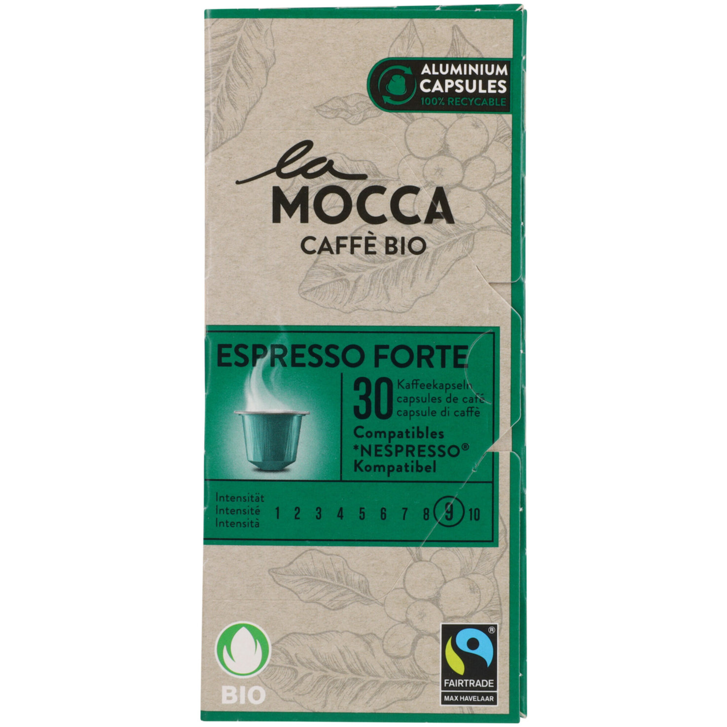 La Mocca Bio Espresso Forte 30Caps - Nespresso® kompatibel