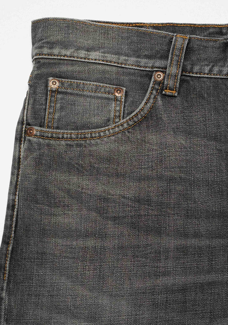 Nudie Jeans Jeans Steady Eddie II Grey Crosshatch