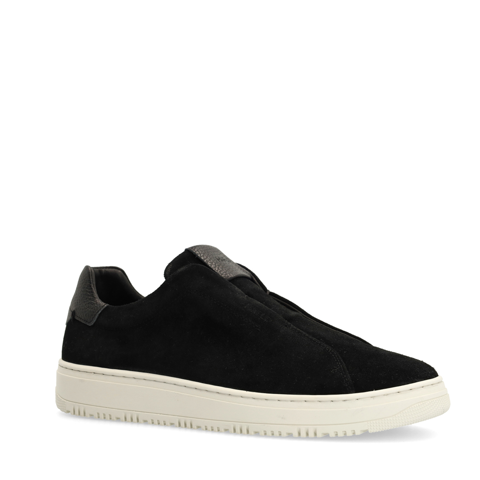 Zwarte suède sneakers