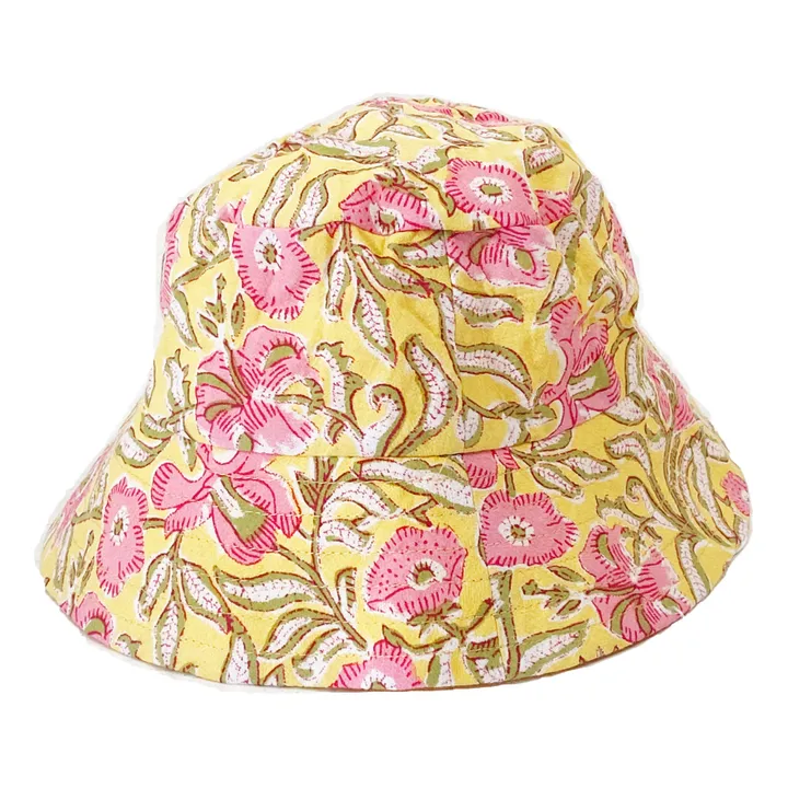 Louise Misha Chapeau Coton Bio Lajik | Jaune
