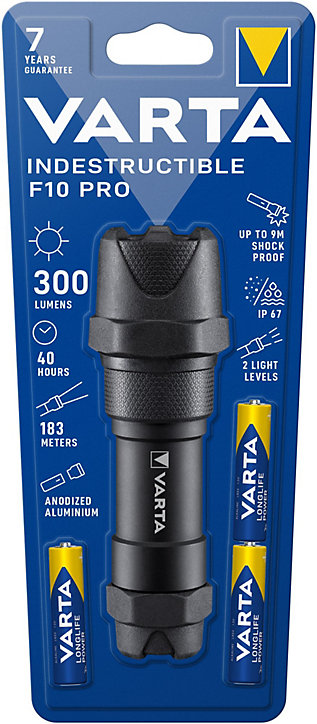 Lampe torche indestructible Varta F10 Pro 300 lumens