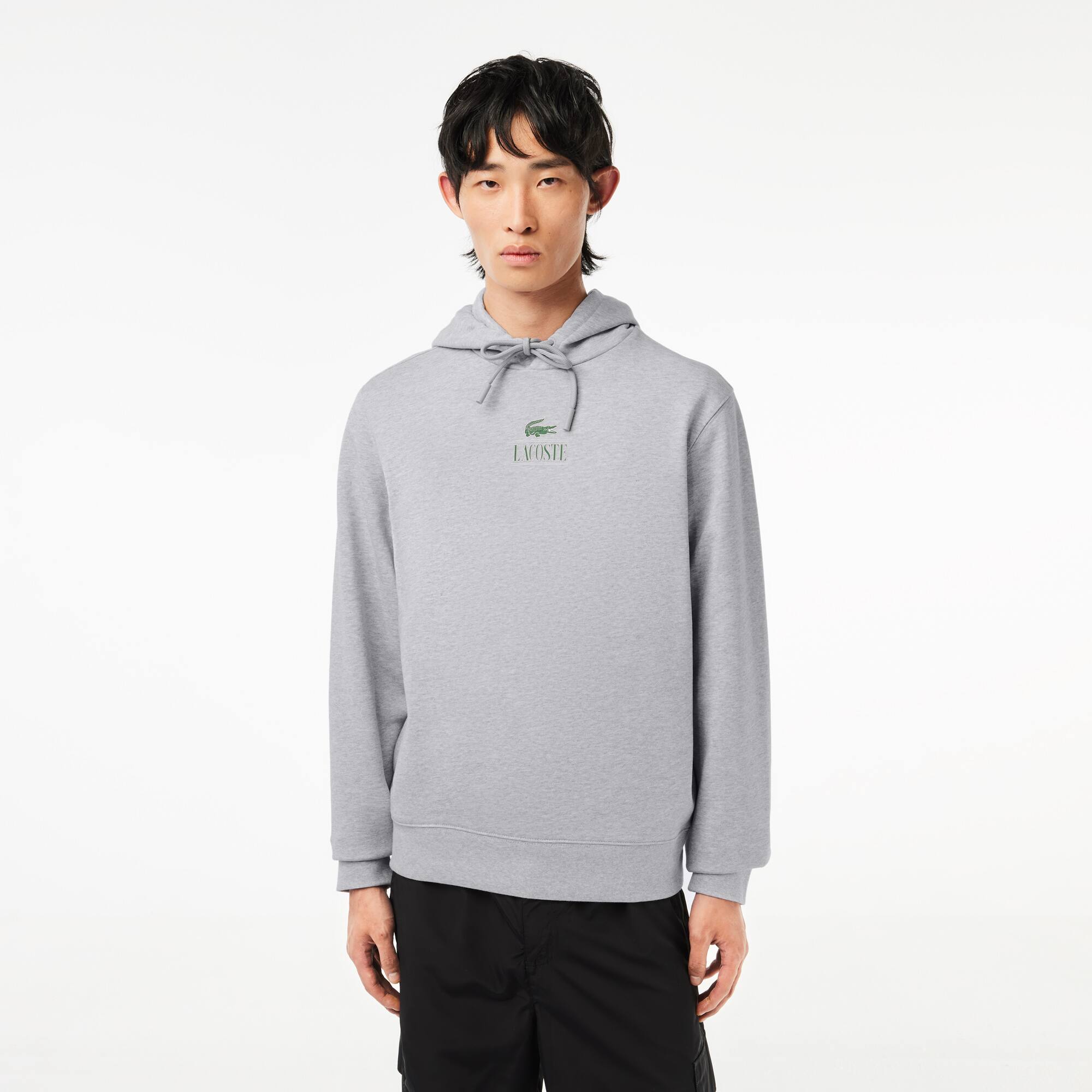 Jogger Hoodie mit LACOSTE-Aufdruck Sweatshirts - Grau - Lacoste - Herren