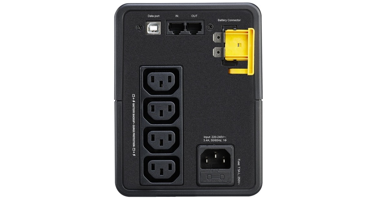 APCBack-UPS BX MI 750VA/230V IEC Socket ups  (Zwart)