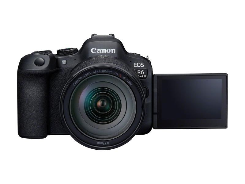 Canon Fotokamera EOS R6 Mark II Kit RF 24-105 L Extrem schnelle und leise Vollformatkamera mit professionellen Funktionen für Filmproduktionen