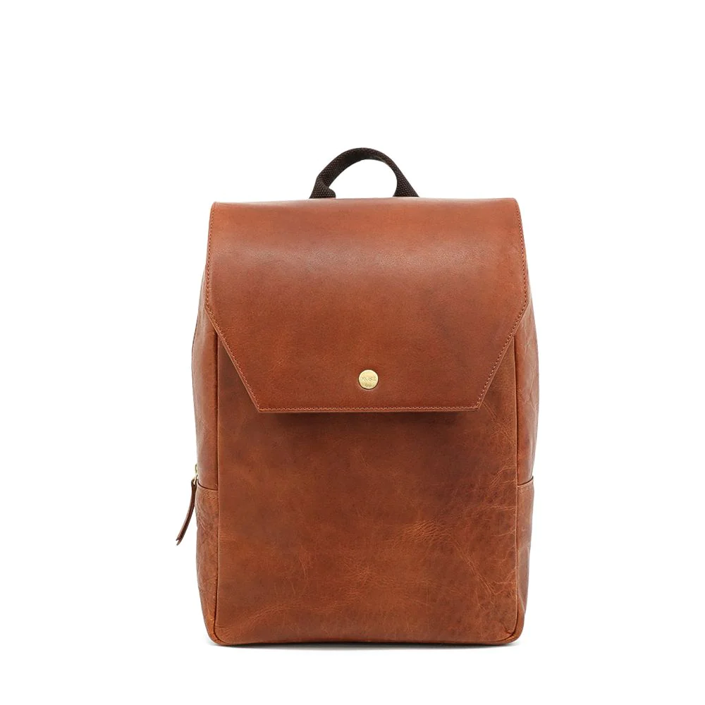Mōsz Billy Backpack 15 Inch Vintage Cognac