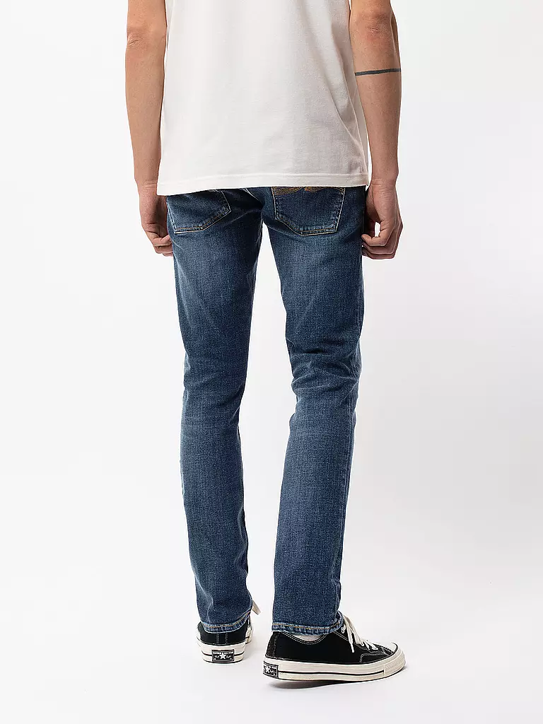 NUDIE JEANS Jeans Slim Fit Grim Tim blau