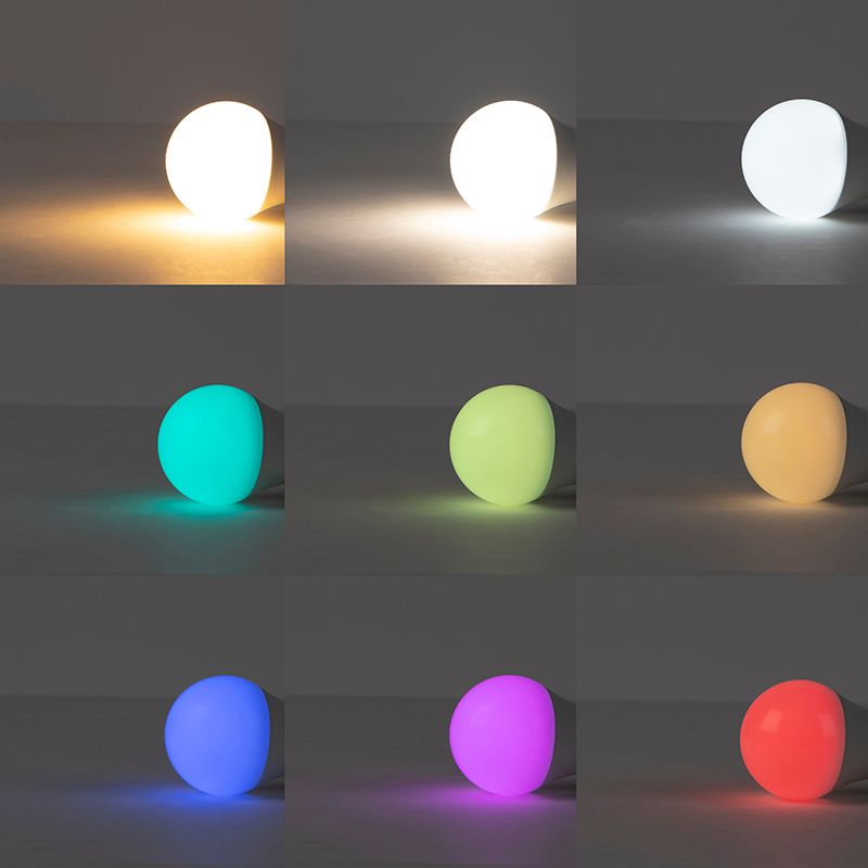 Smart booglamp staal kap grijs incl. WiFi A60 - Arc Basic