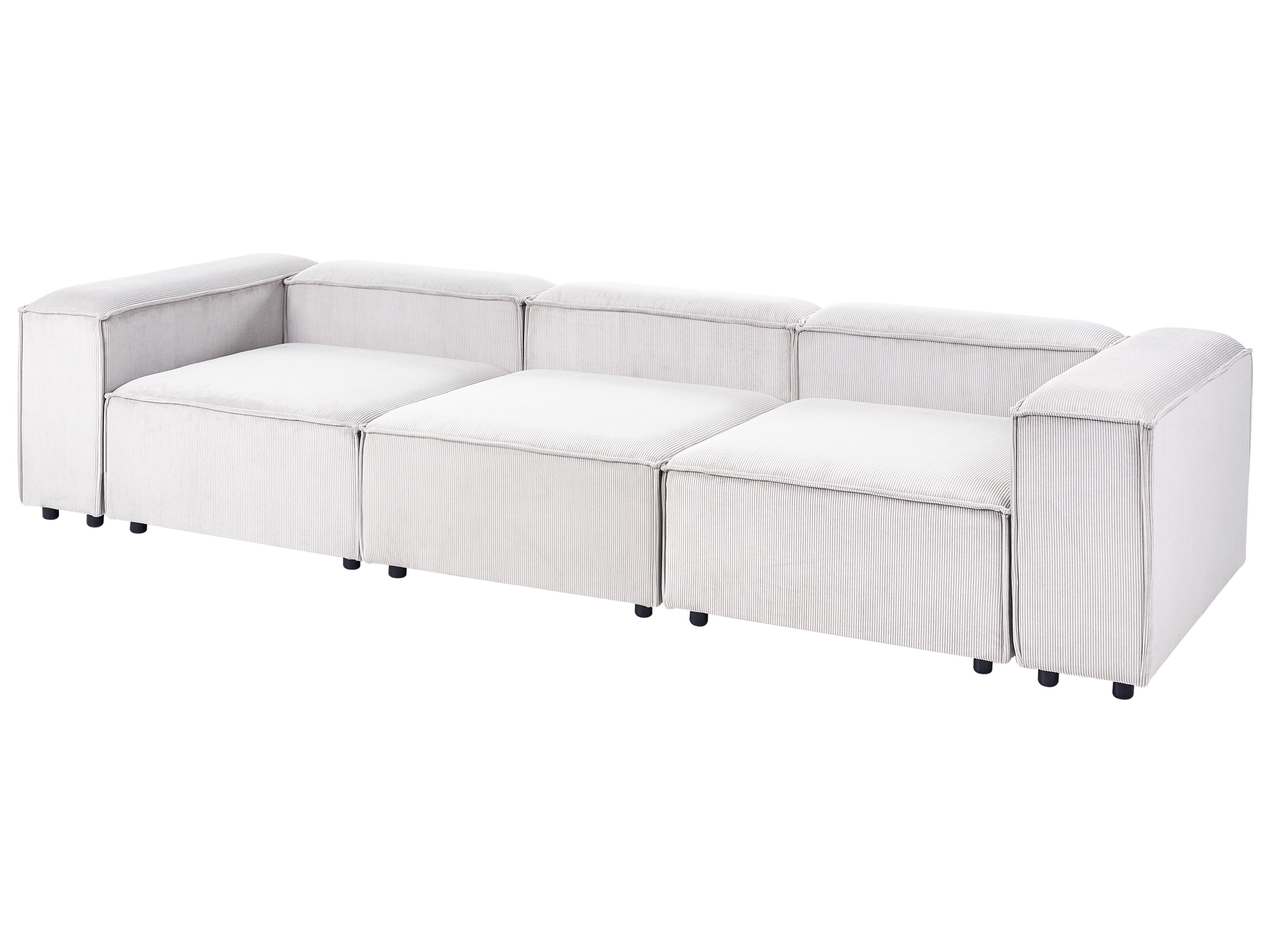 Modulaire bank 3-zits ARDAL Corduroy Gebroken wit
