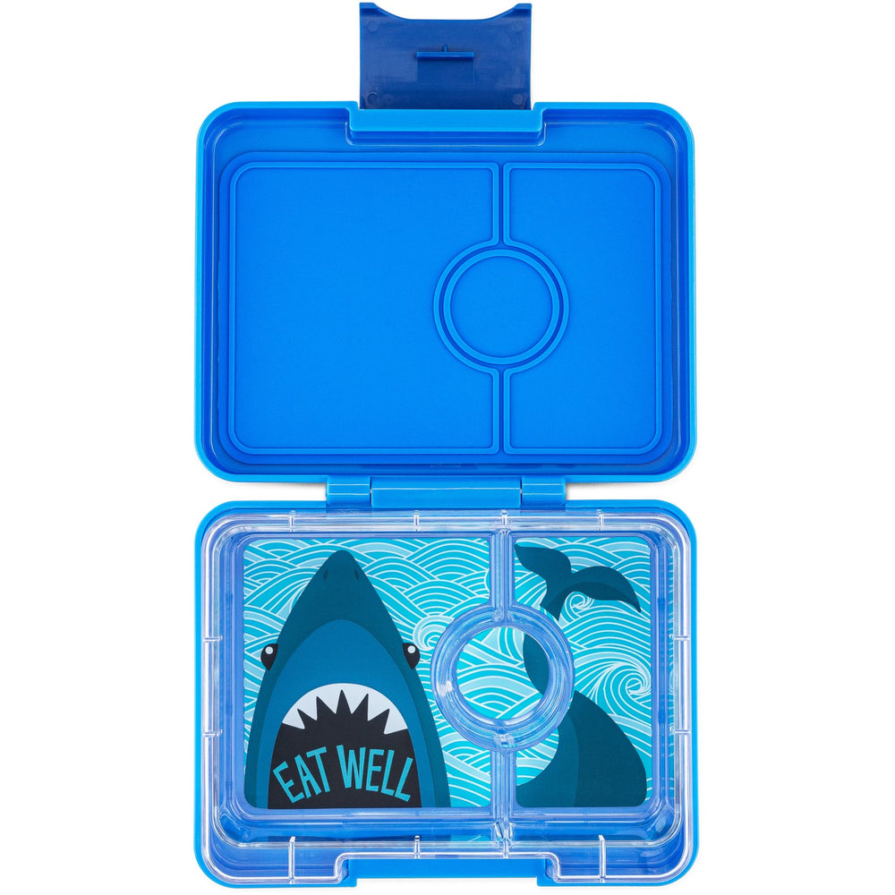 Køb Yumbox Surf Blue / Shark Tray Snack Size Bento Madkasse