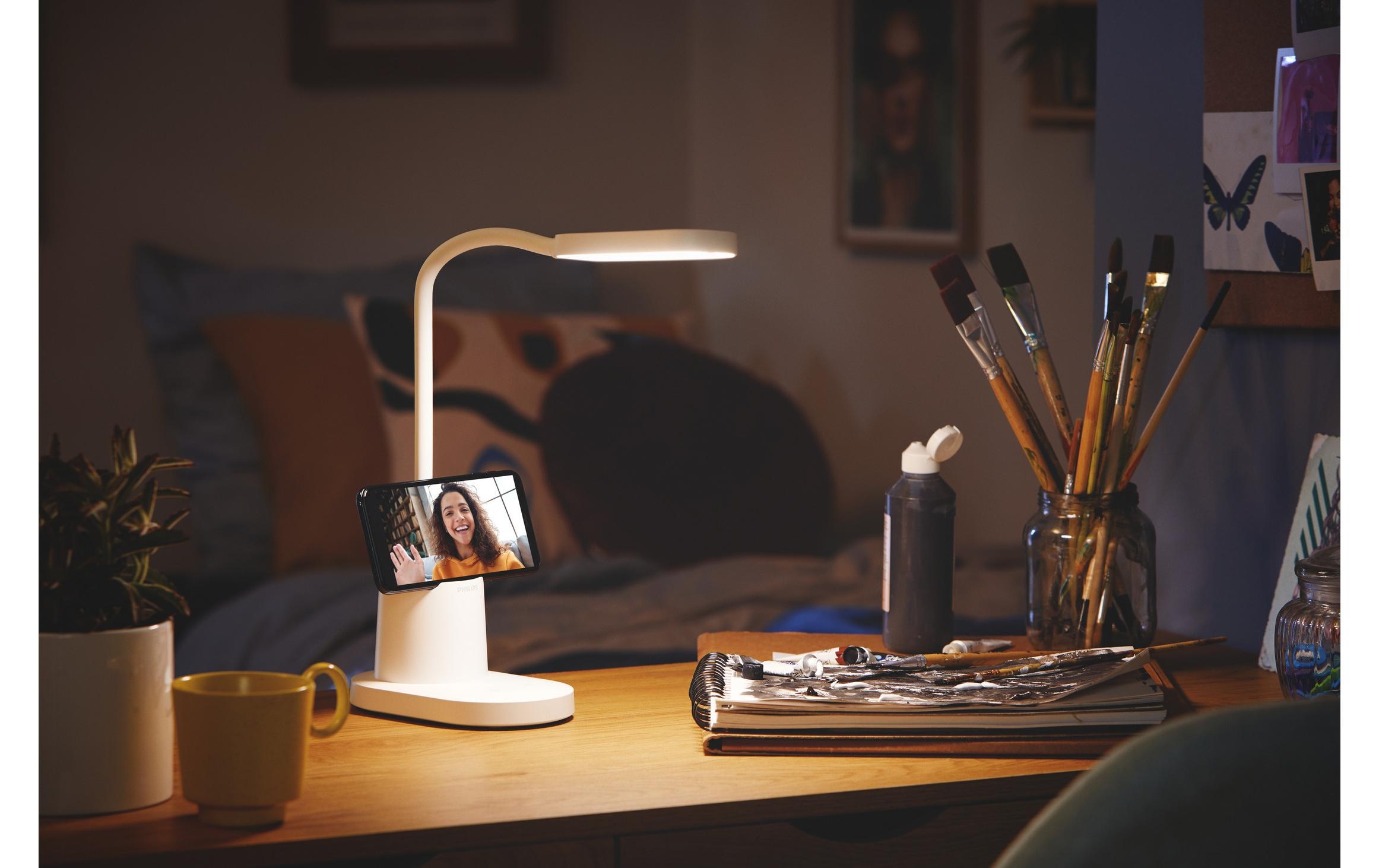 Philips LED Schreibtischlampe »Bucket« Neutralweiss | Warmweiss