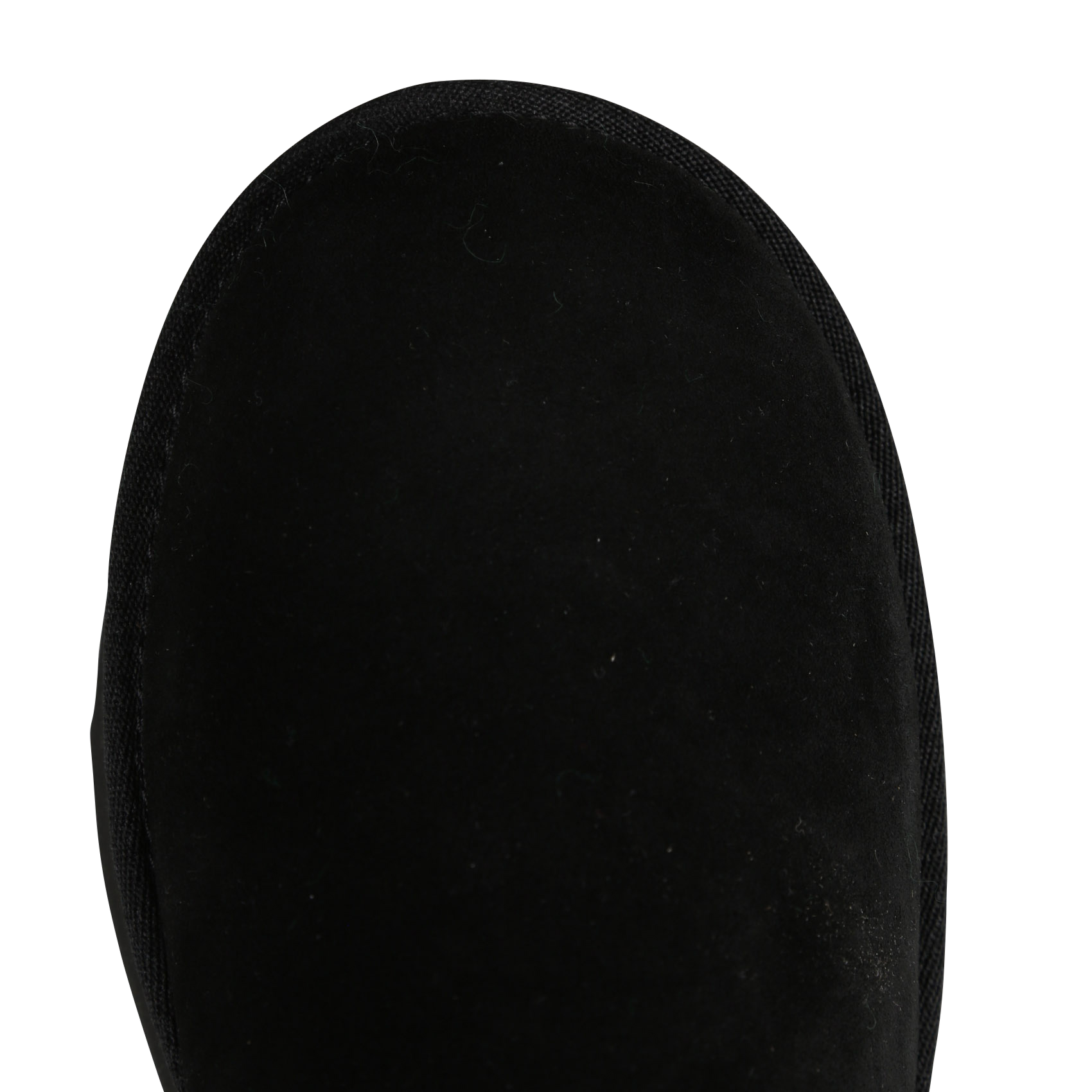 CLASSIC ULTRA MINI PLATFORM - Bottines fourrées à plateforme en cuir velours | Noir