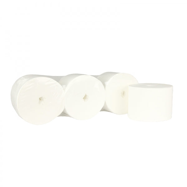 Toiletpapier coreless compact dispenser 2 laags 900 vel 6x6 rollen