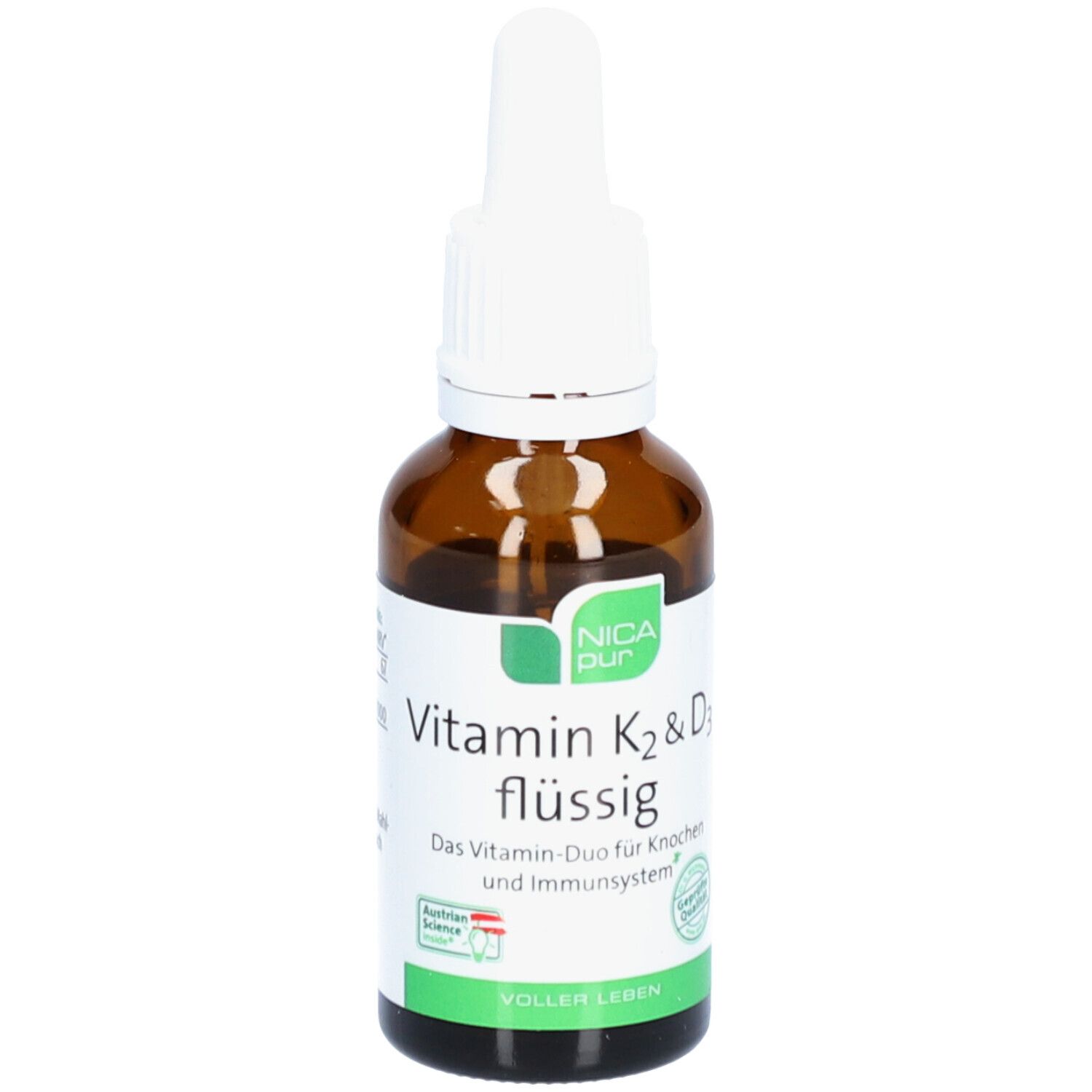 NICApur Vitamin K2 & D3 flüssig