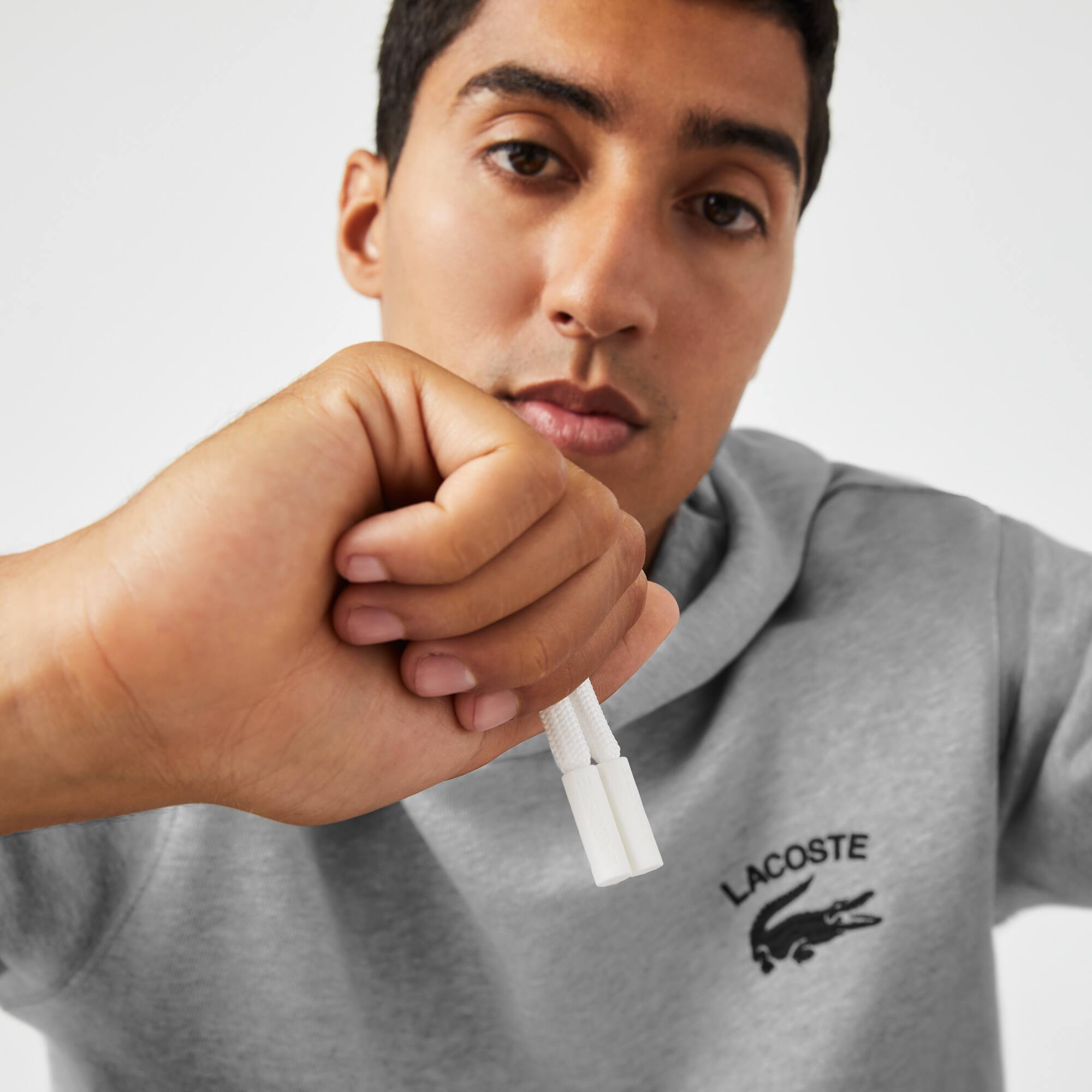 Sweatshirt unicolore à capuche homme classic fit Lacoste Sweatshirts - Gris - Lacoste - Homme