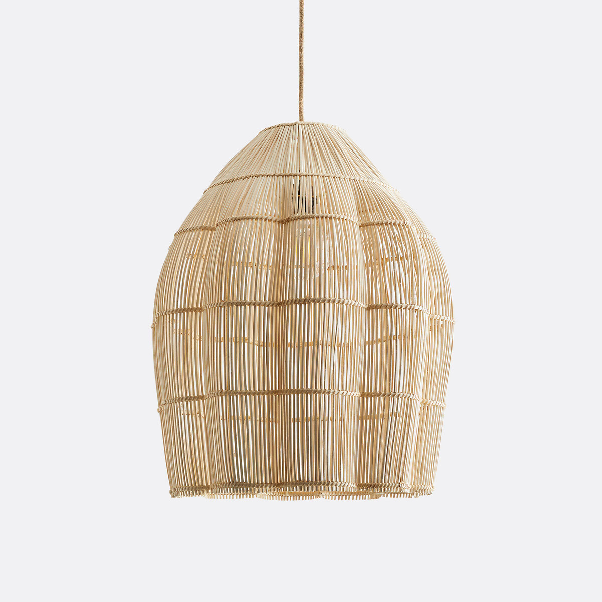LA REDOUTE INTERIEURS<br>Luminária pendente de rattan Ø50 cm, Dankia