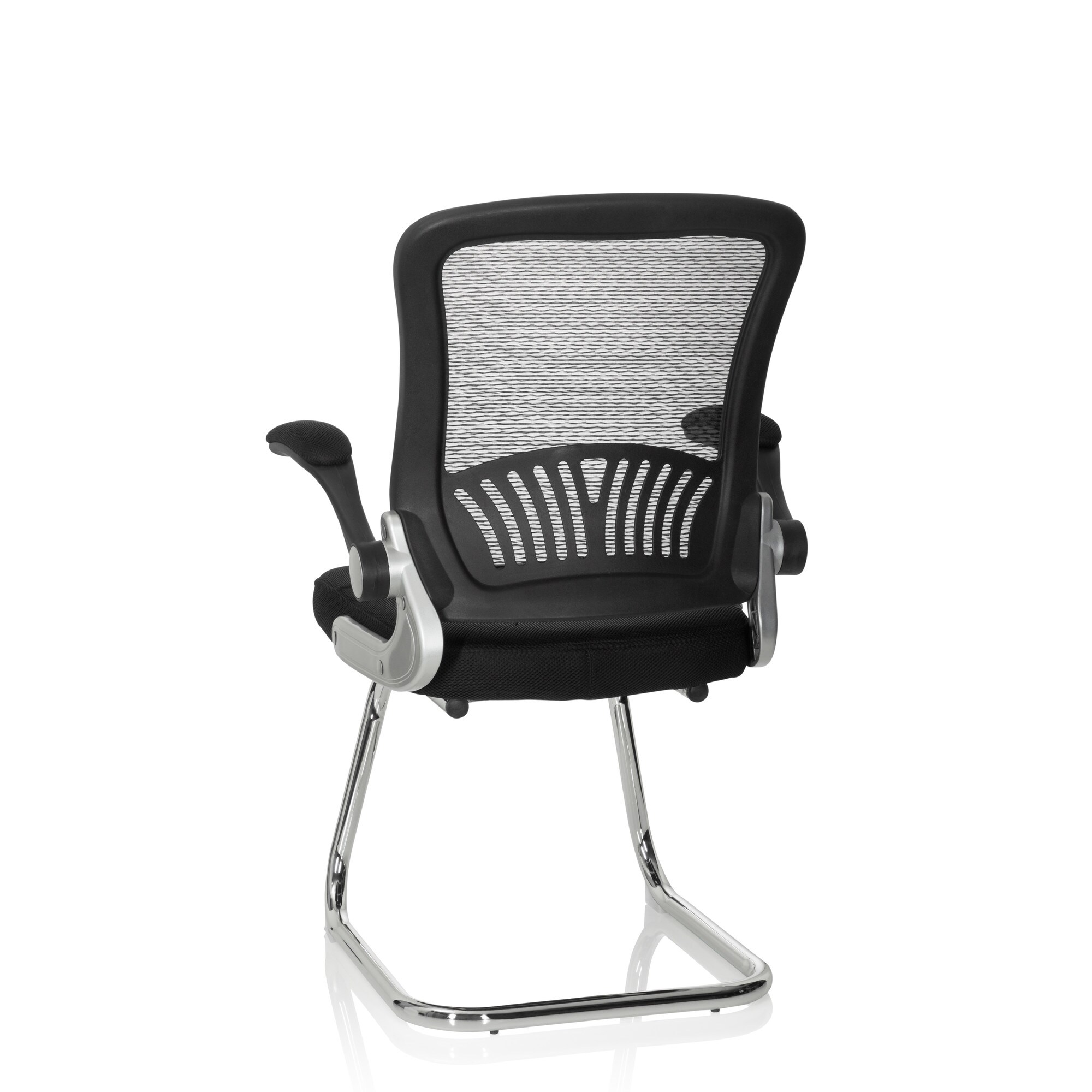 Freischwinger FLYER PRO V Stoff/Netzstoff mit Armlehnen hjh OFFICE