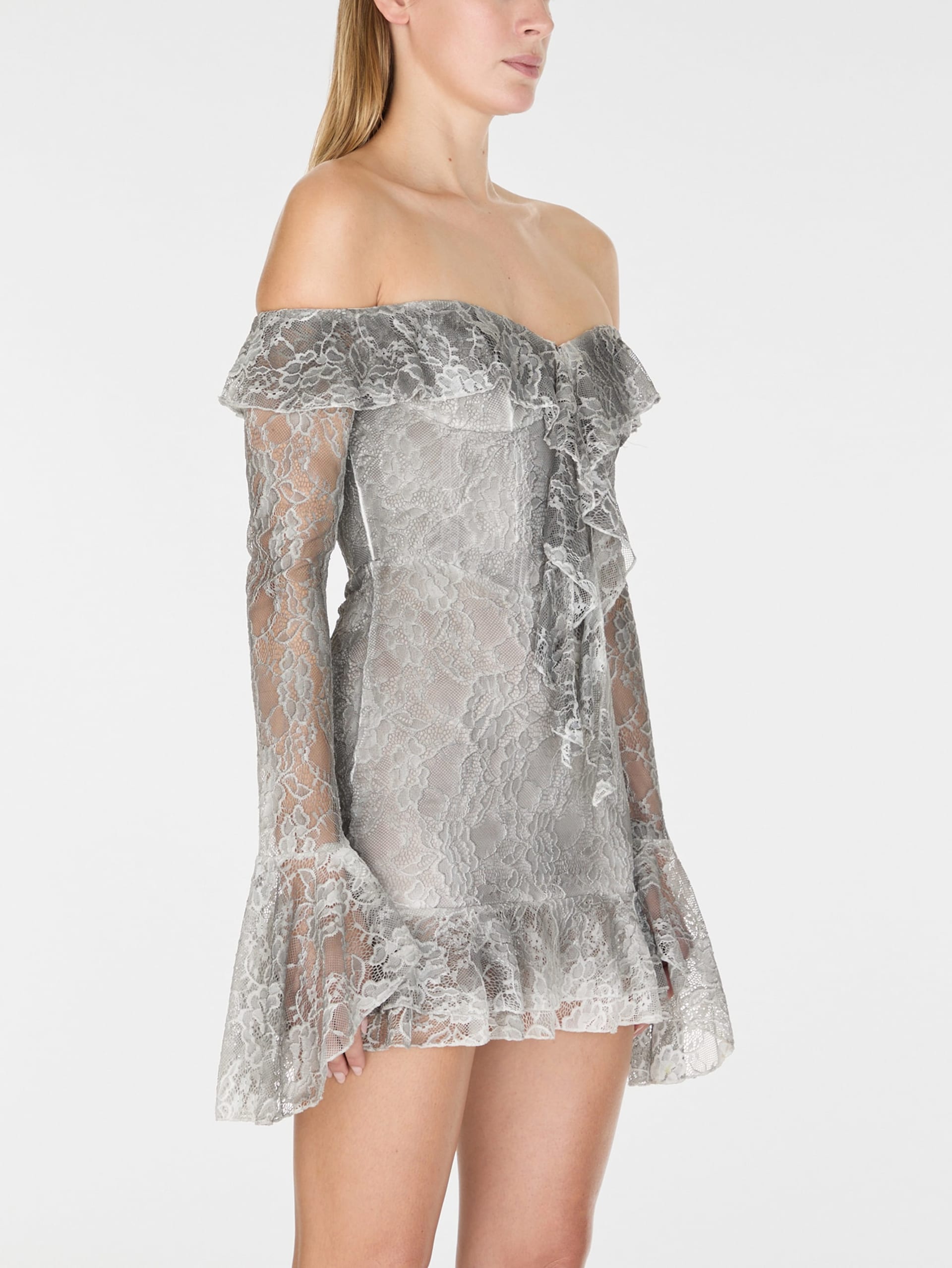 vestido de espartilho de renda