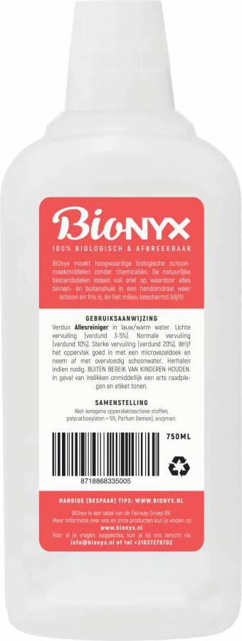 BIOnyx allesreiniger 750 ml