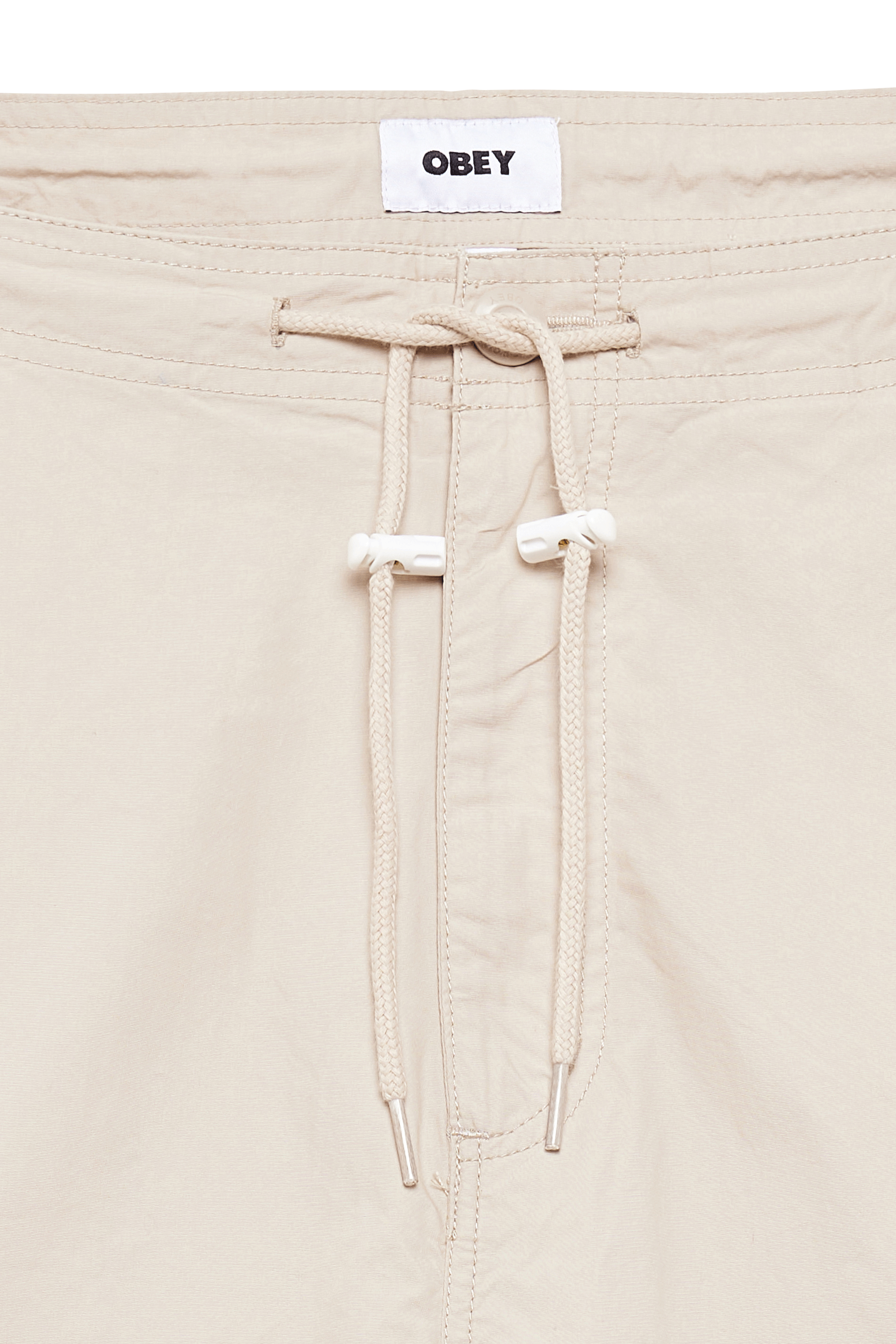 OBEY Pantalon  MINA PARACHUTE SIG SILVER Gris