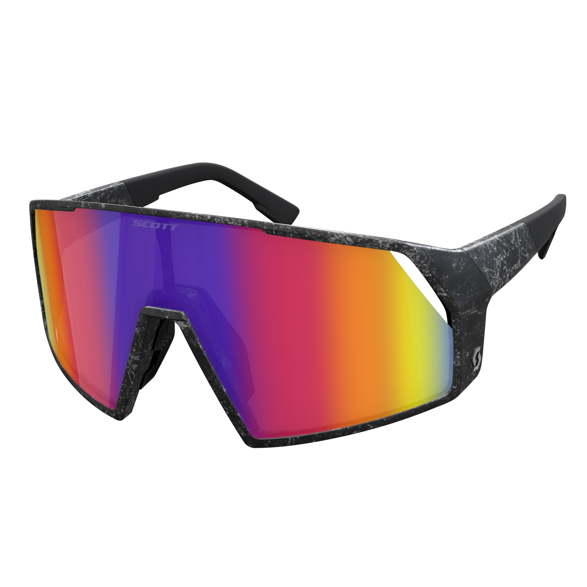 SCOTT Pro Shield Cykelbriller Marmorsort/Flerfarvet