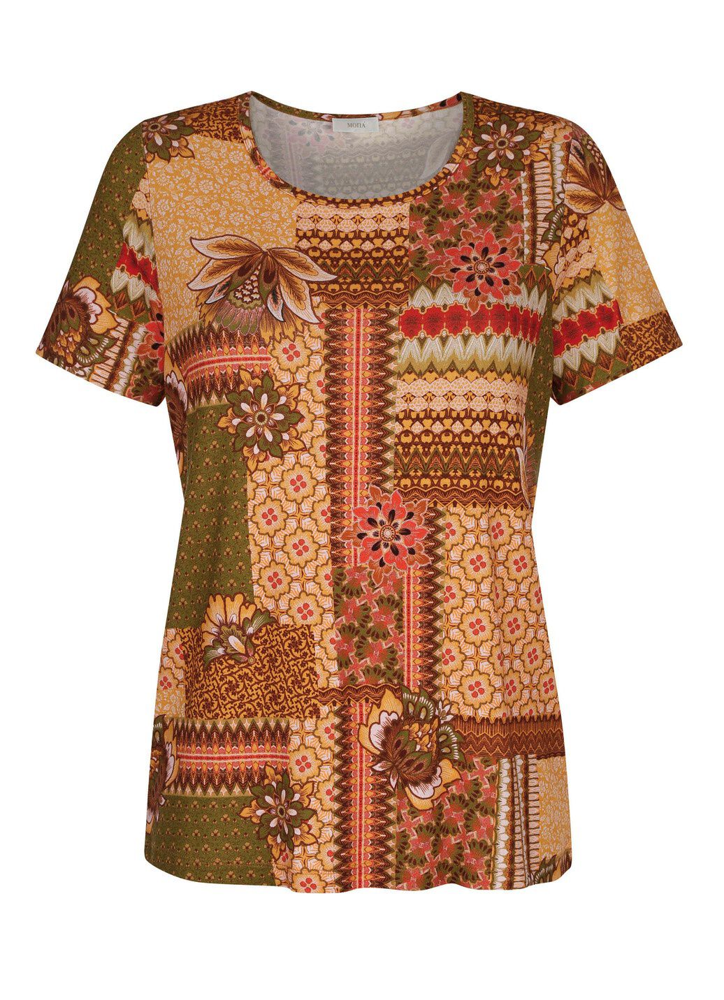 Shirt in gepatchter Optik