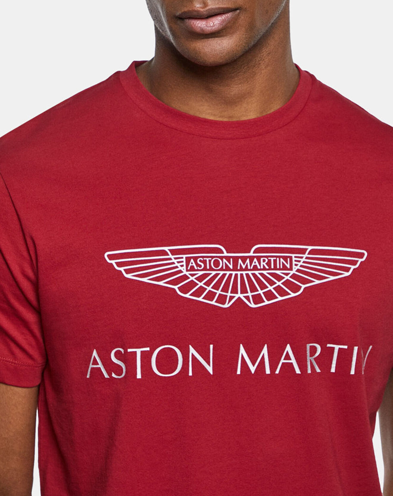 Hackett London T-Shirt Regular Fit Aston Martin Racing rouge