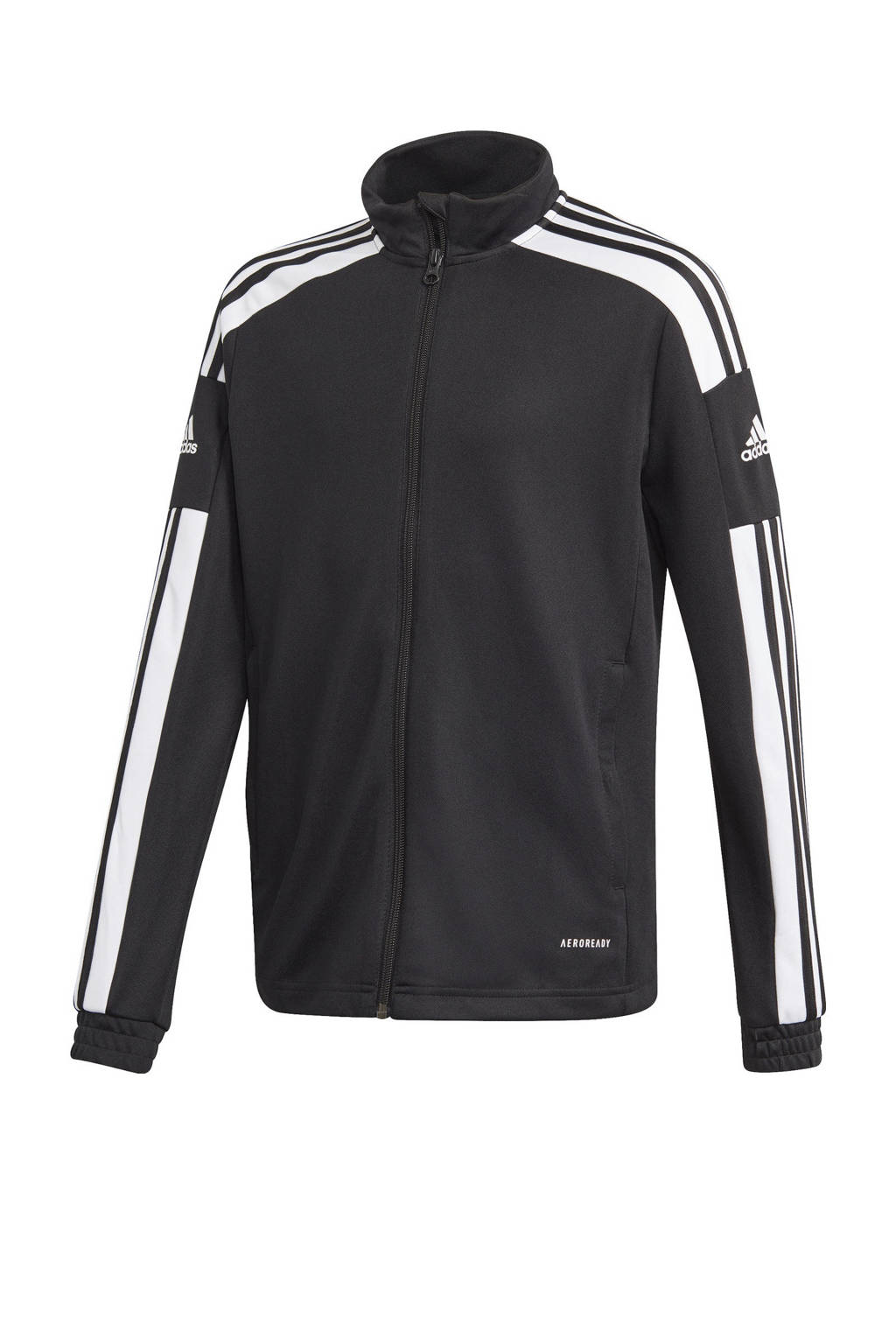 adidas Juniorvoetbalvest Squadra 21 zwart/wit