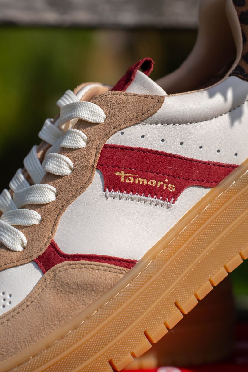 Tamaris Veterschoenen Beige Dames