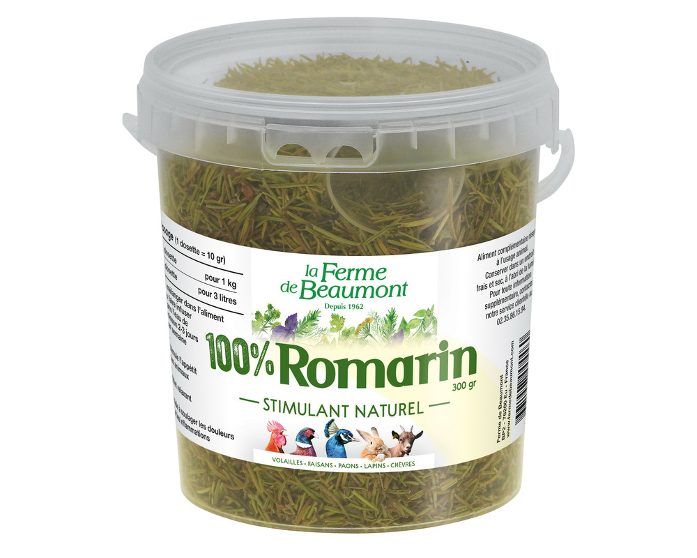 Romarin déshydraté 100% 300 gr • stimule l'appétit des poules