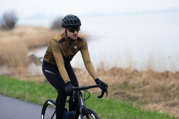 Rogelli Mono Langærmet Cykeltrøje, Brown