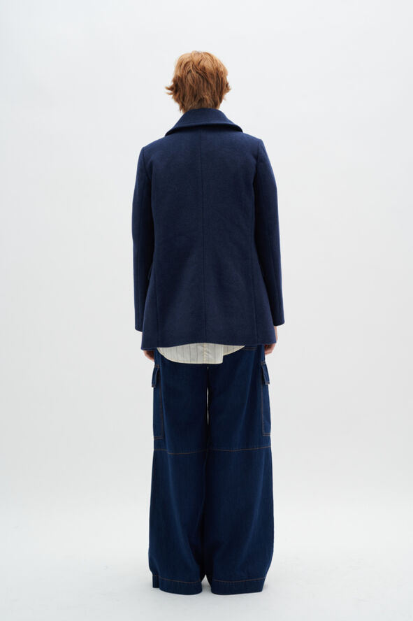 InWear PerryIW Sailor Coat Marine blue melange