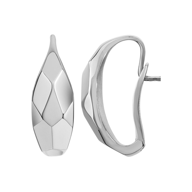 Boucles d'oreilles pendantes en Acier
