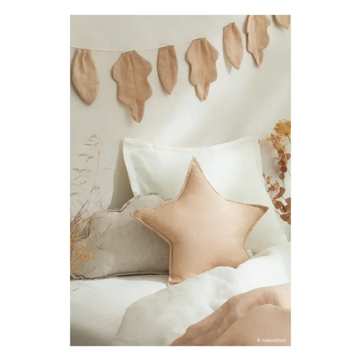 Nobodinoz Guirlande décorative - Lin Français | Sable