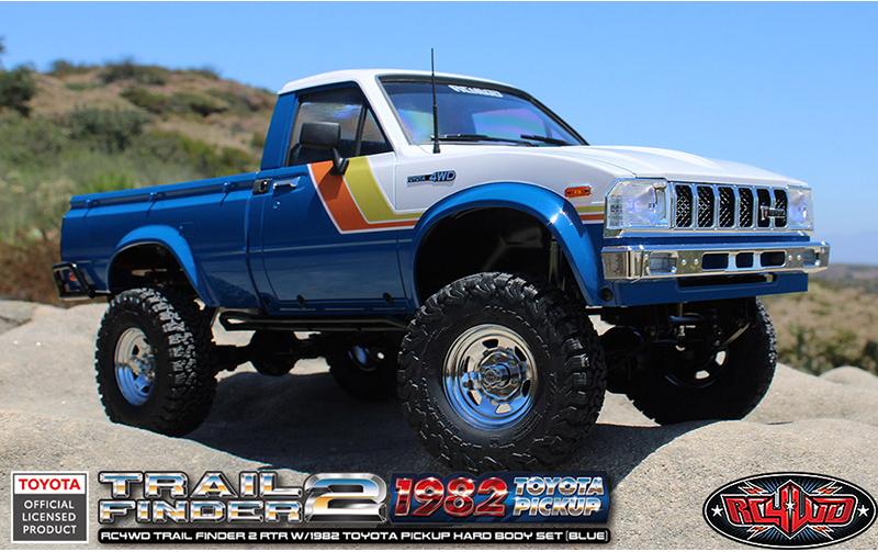 Scale Crawler Trail Finder 2 1982 Toyota, RTR, 1:10, Blau<br>1982 Toyota Pickup mit fester Karosserie