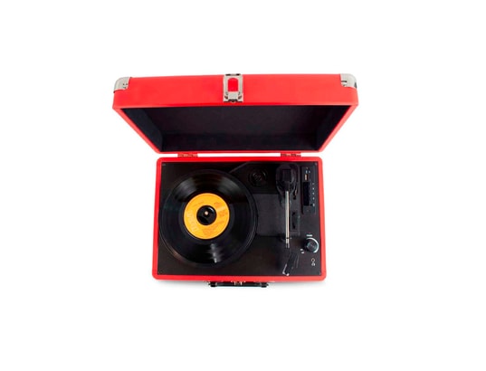 PRIXTON - Platine tourne disque Tourne-disque vinyle vc400 - bluetooth - rouge