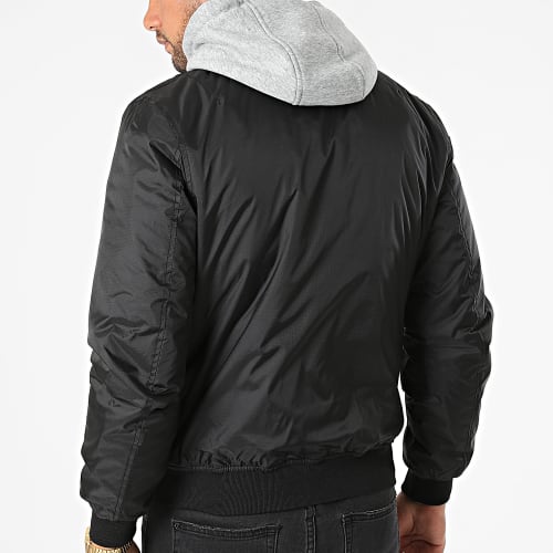 Veste Zippée Capuche Oregon Noir