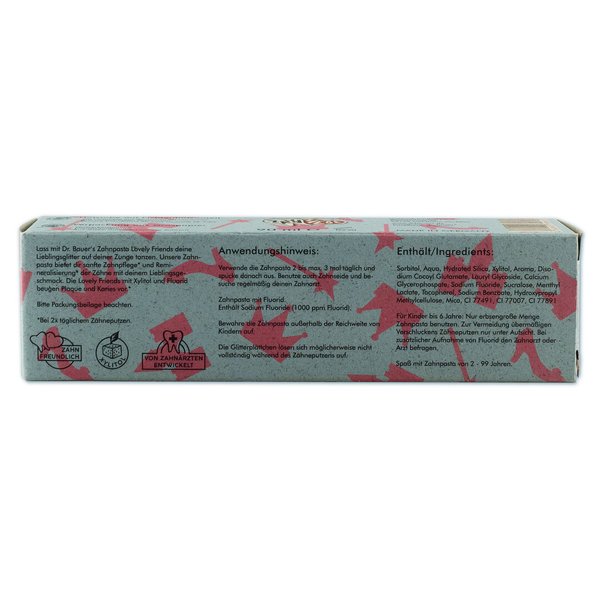 Dr. Bauer's Lovely Friends Prinzessin Zahnpasta (90 ml)