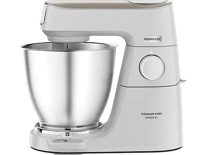 Kenwood Titanium Chef Baker XL KVL65.001WH - Køkkenmaskine - 1200 W - hvid/champagnecreme