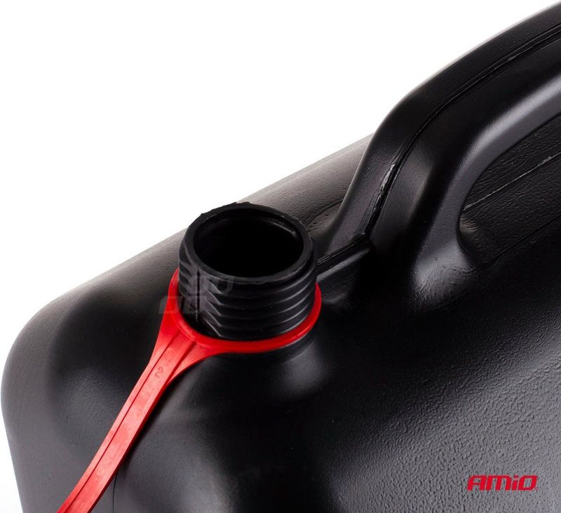 Amio - Jerrycan 20L - Kunststof - Zwart/Rood