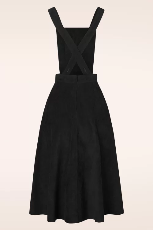 Banned Retro Mary-Jane overgooier swingjurk in zwart