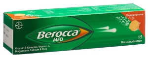 Berocca MED Brausetabletten Orangenaroma, 15 Stück