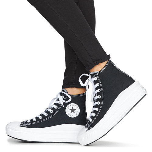 Converse - CHUCK TAYLOR ALL STAR MOVE CANVAS HI - Noir