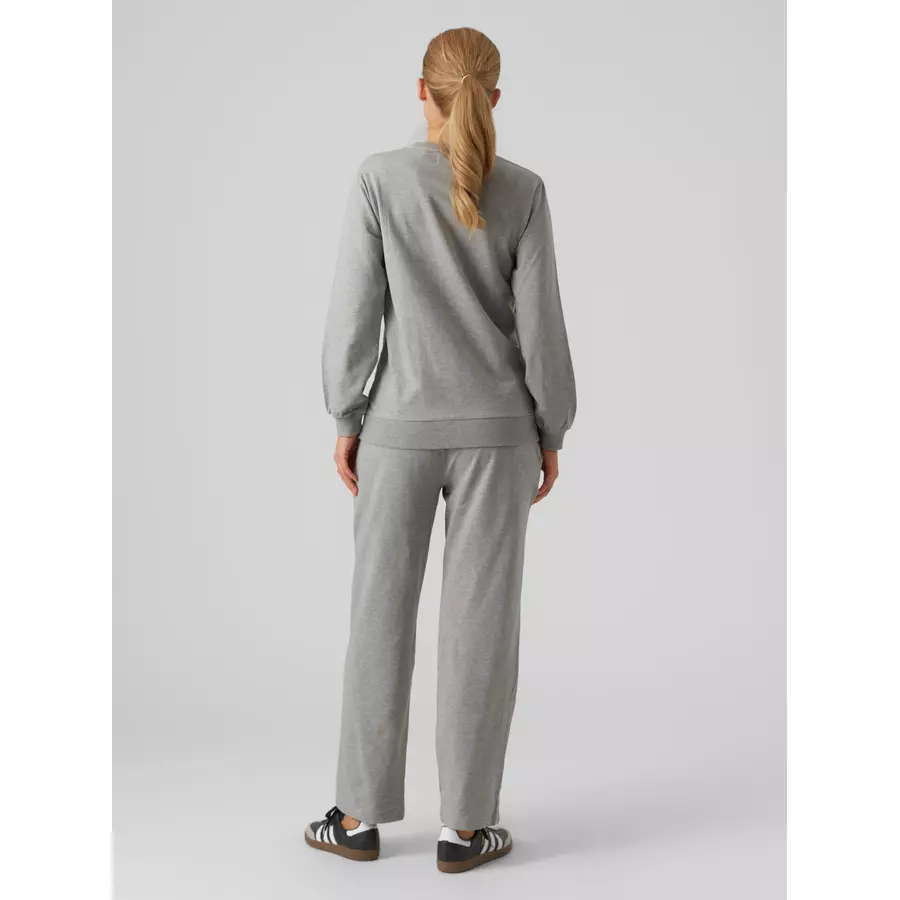 mama;licious Umstandssweatshirt MLSILJA VITA Light Grey Melange