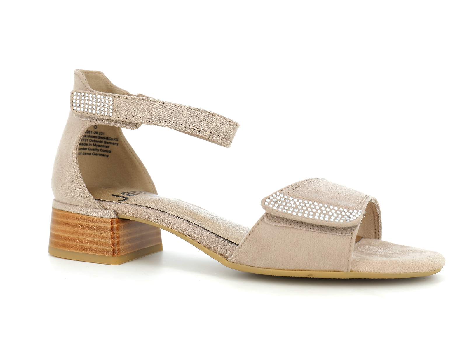 Jana  shoes-28261 Synthétique Velours Beige