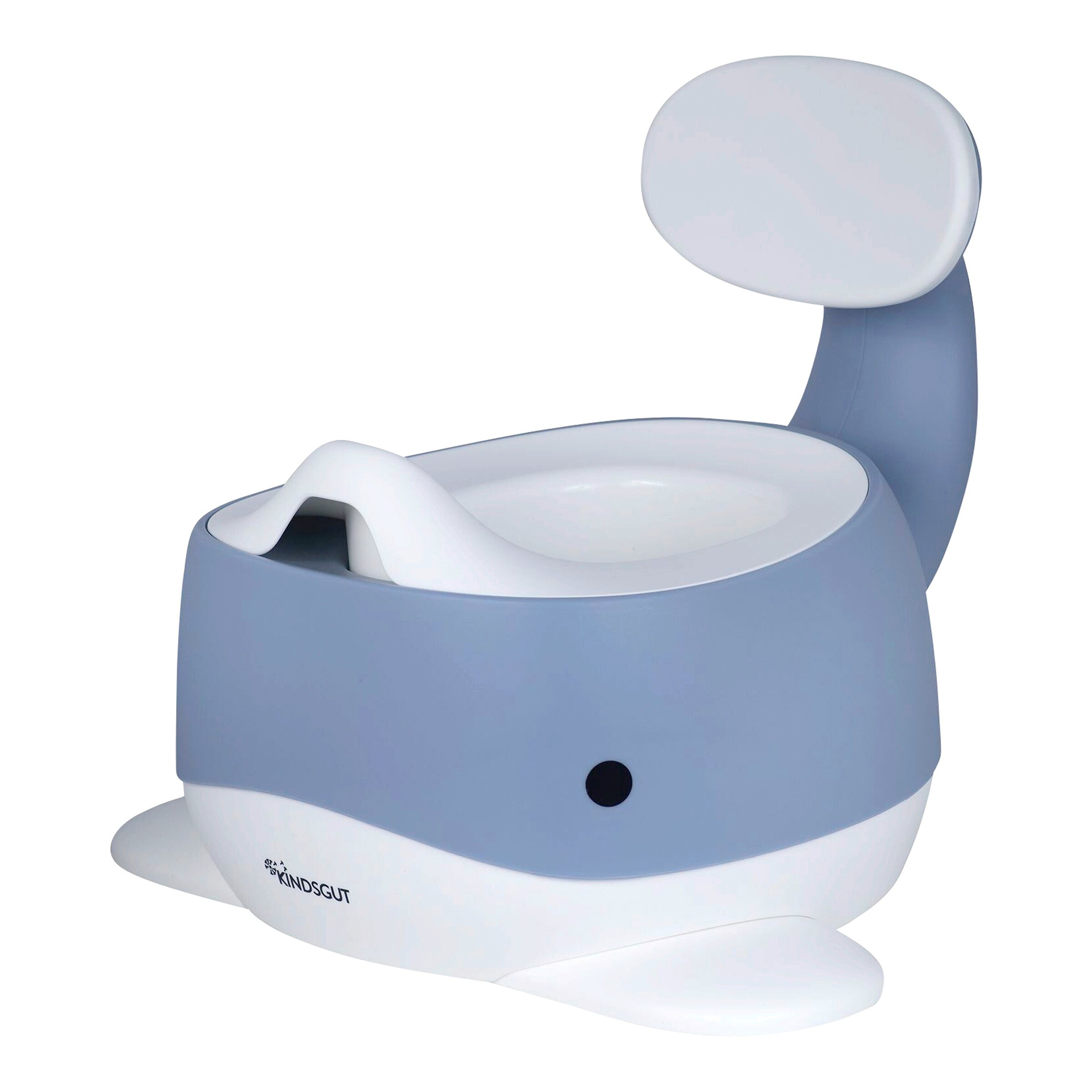 Kindsgut Töpfchen Wal taubenblau