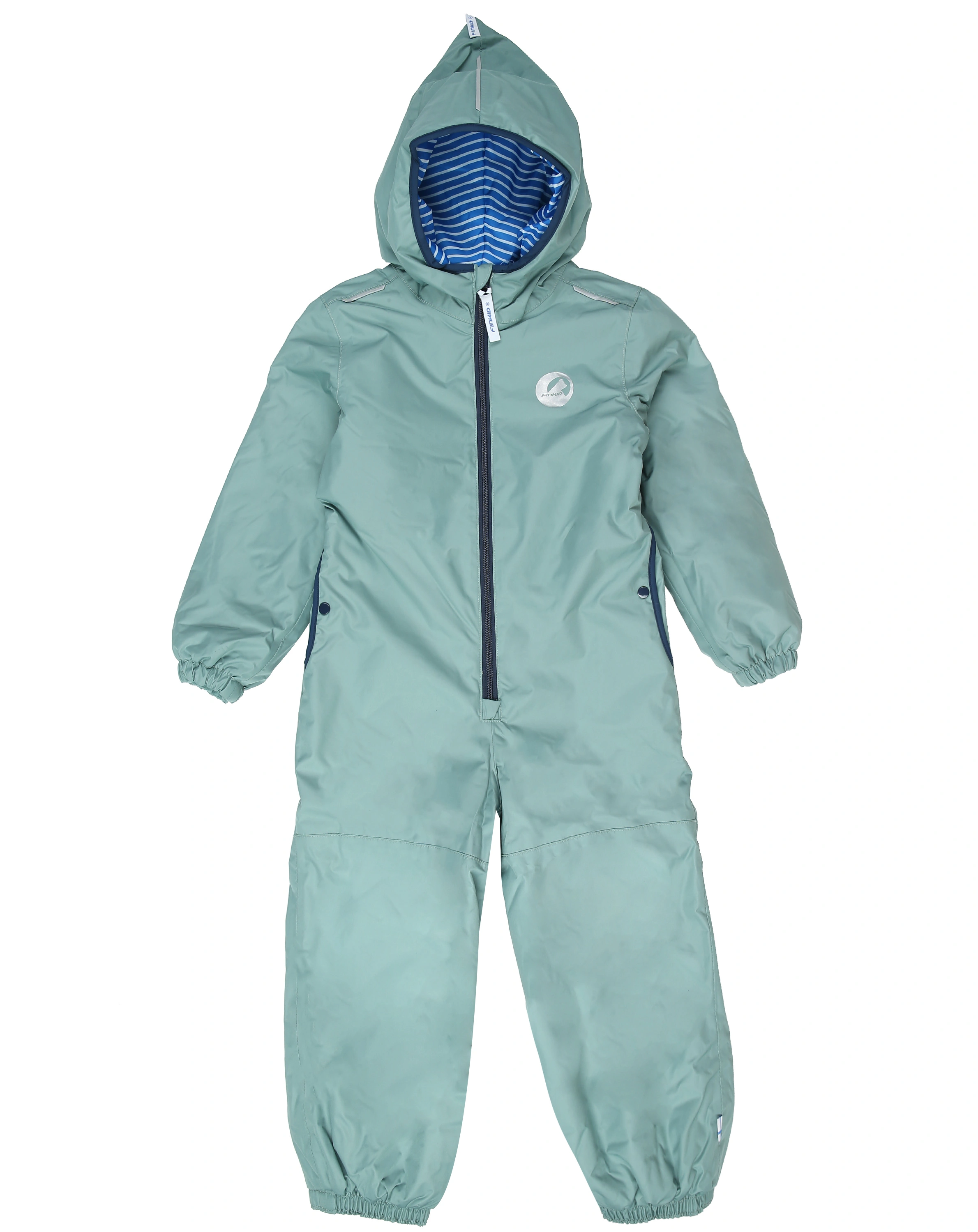 Regen-Overall PIKKUMINI mit Innenfleece in trellis
