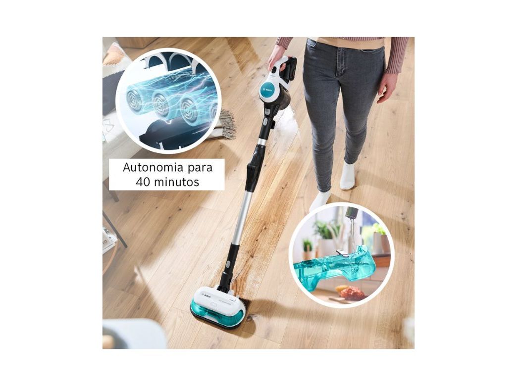 ASPIRADOR VERTICAL BOSCH BCS71HYG4 UNLIMITED 7 PROHYGIENIC AQUA